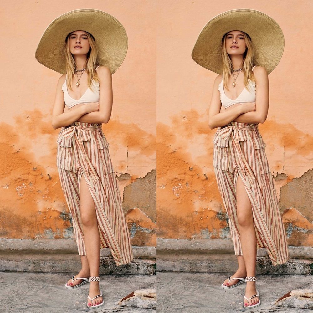 FREE PEOPLE One Natalia Striped Skirt